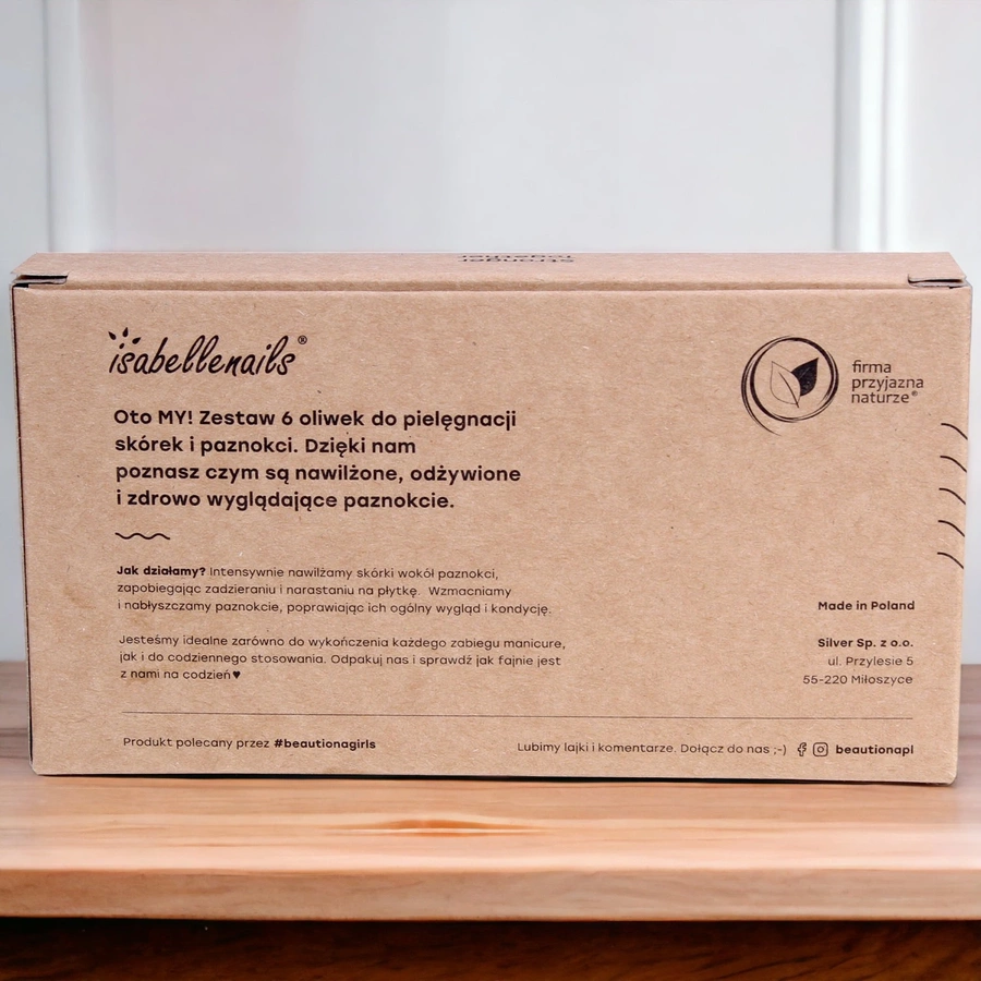 Zestaw 6x oliwka do skórek i paznokci 10 ml