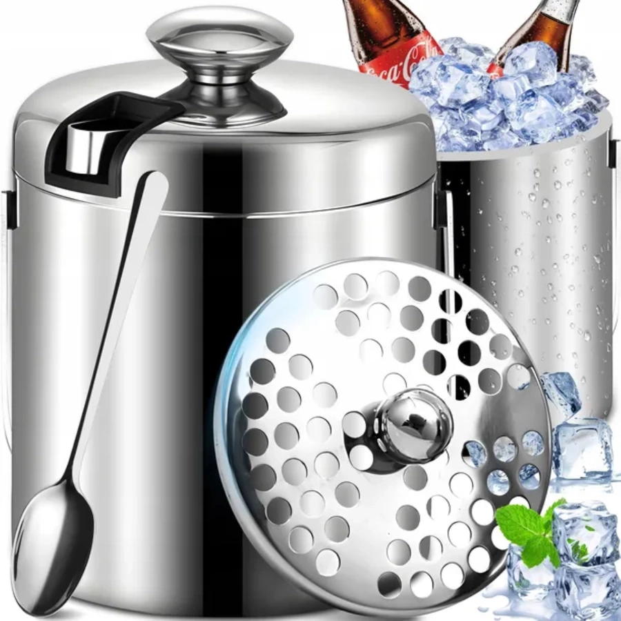 Pojemnik termiczny na lód ze szczypcami