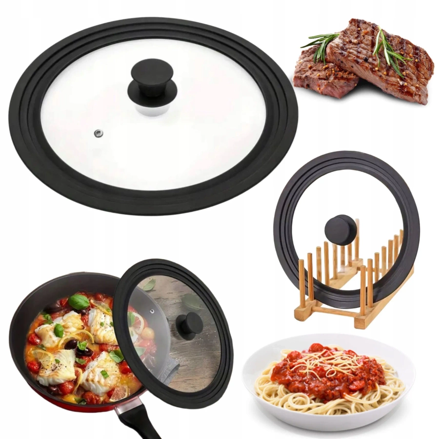 Uniwersalna silikonowa pokrywka 3 w1 28 cm