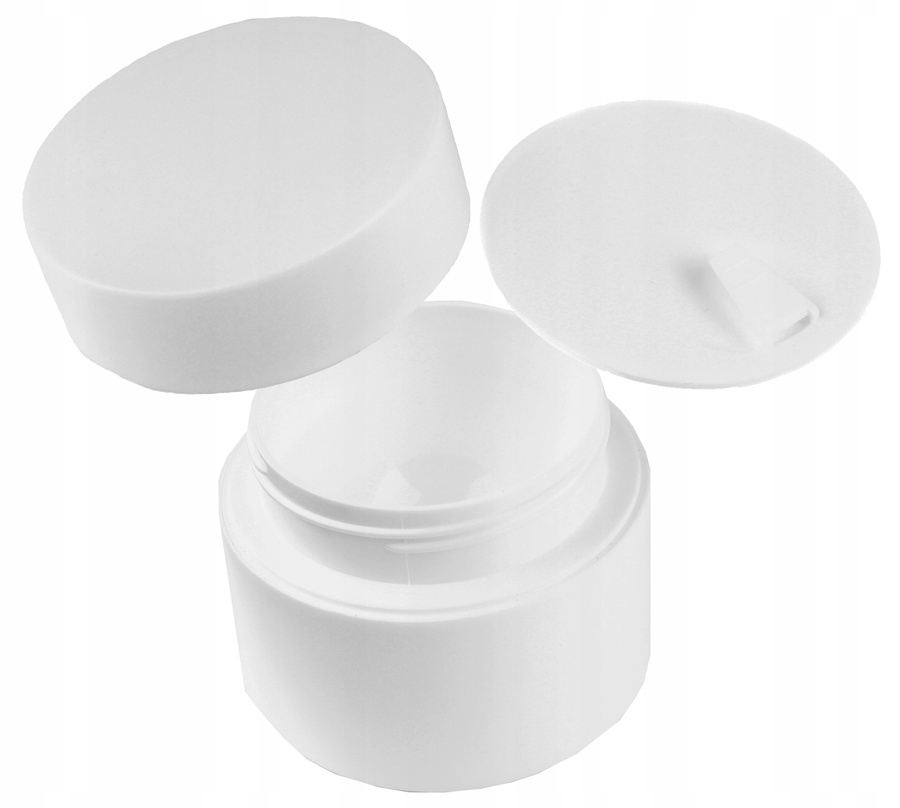 Słoik kosmetyczny na krem biały 50 ml