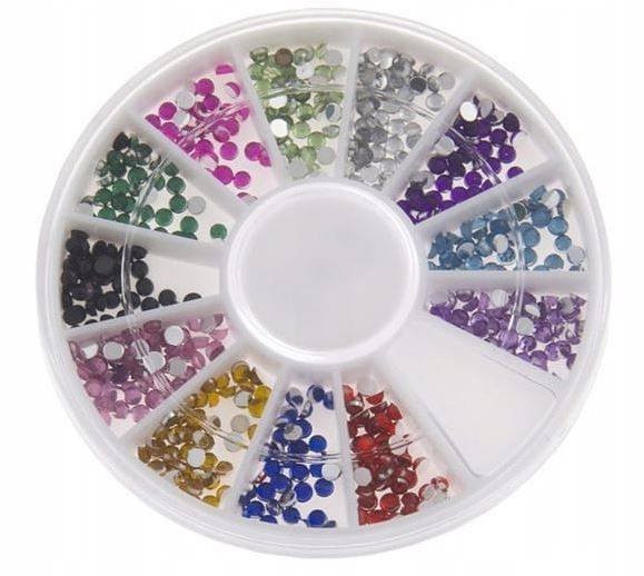 Ozdoby do paznokci MIX karuzela