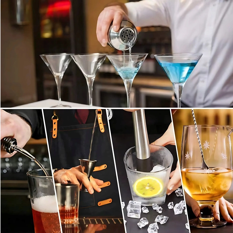 Profesjonalny zestaw barmański 6 elementów