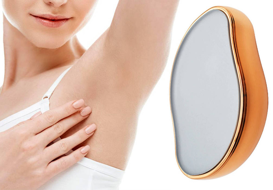 Bezbolesny depilator do ciała nanokrystaliczny złoty