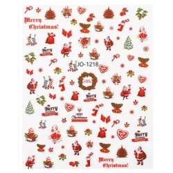 Naklejki na paznokcie samoprzylepne motyw świąteczny