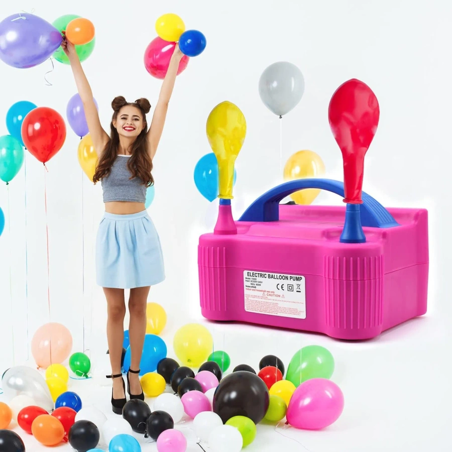 Elektryczna pompka do balonów na dwie dysze 600W 230V