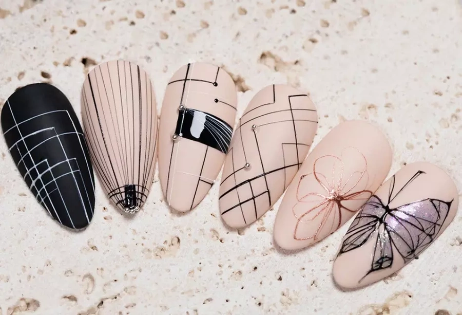 Spider gel żel do zdobień black isabellenails 5 g