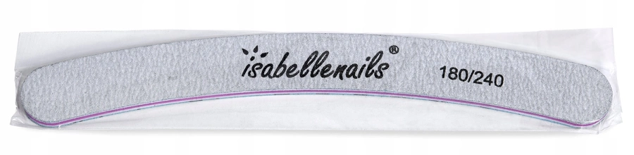 25x Pilnik do paznokci banan zebra 180/240 bezpieczny pakiet