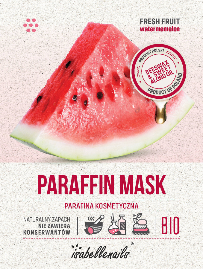 Zestaw 30x parafina kosmetyczna isabellenails arbuz 500 ml