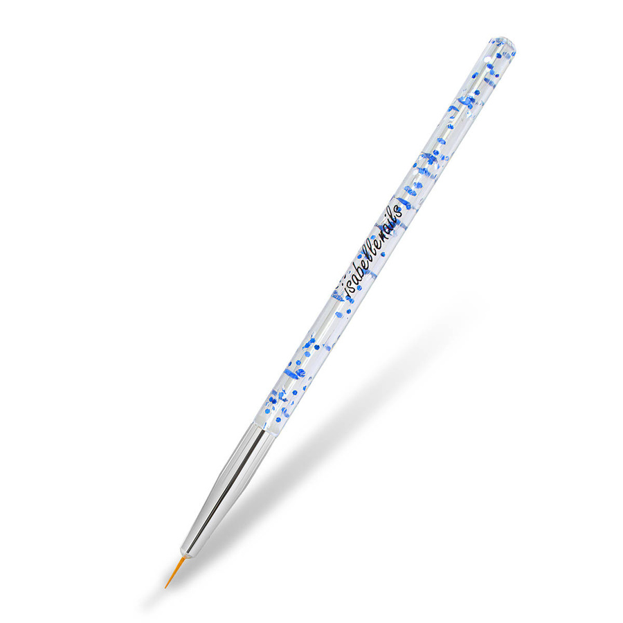 Pędzelek do zdobień paznokci blue 9 mm