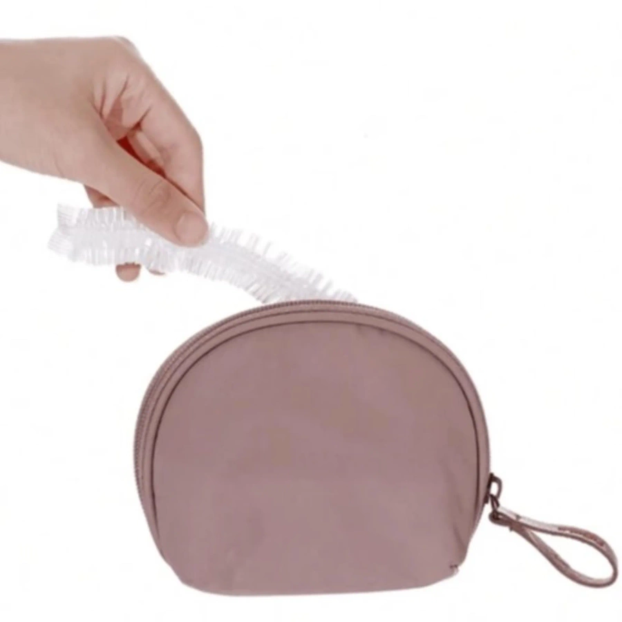 Jednorazowy czepek foliowy na włosy 100 sztuk