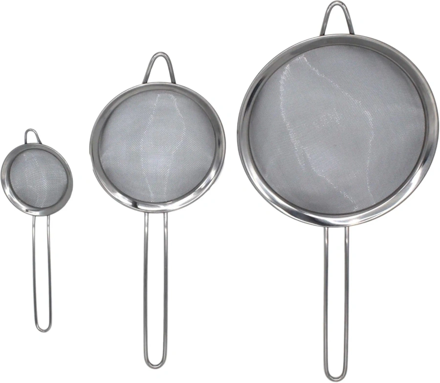 Sitko kuchenne stalowe zestaw 3 szt.