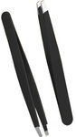 Pęseta skośna do regulacji brwi czarna