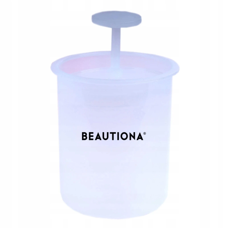 Spieniacz do szamponu kubek do spieniania kosmetyków biały 8x9 cm