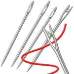 Igły samo nawlekające zestaw 12 szt.