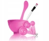 Zestaw do mieszania oraz nakładania maseczek różowy