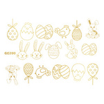 Naklejka wodna wielkanocna GE200