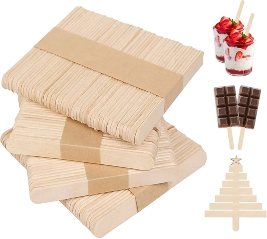 Patyczki szpatułki do lodów drewniane 11 cm 1000 szt