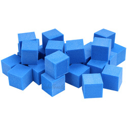 25x mini blok polerski kostka 100/100 niebieski