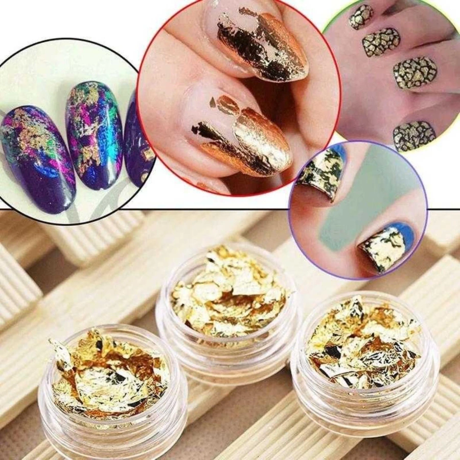 Kasetka folia pazłotko złotko 12 kolorów