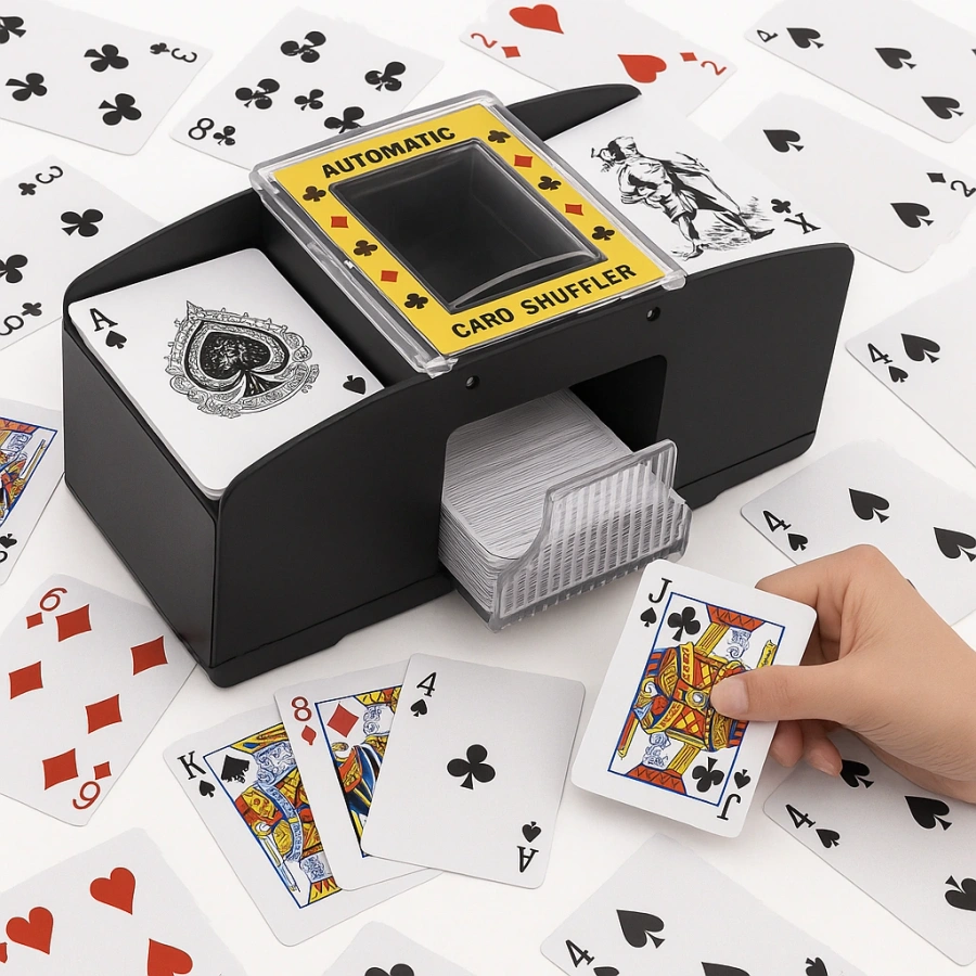 Automatyczna tasowarka do kart na dwie talie
