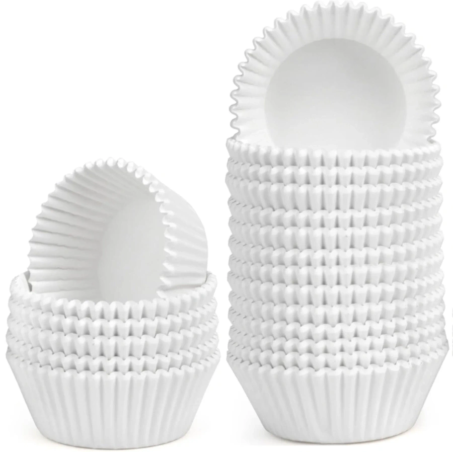 Papierowe foremki do muffinek białe 200 szt.