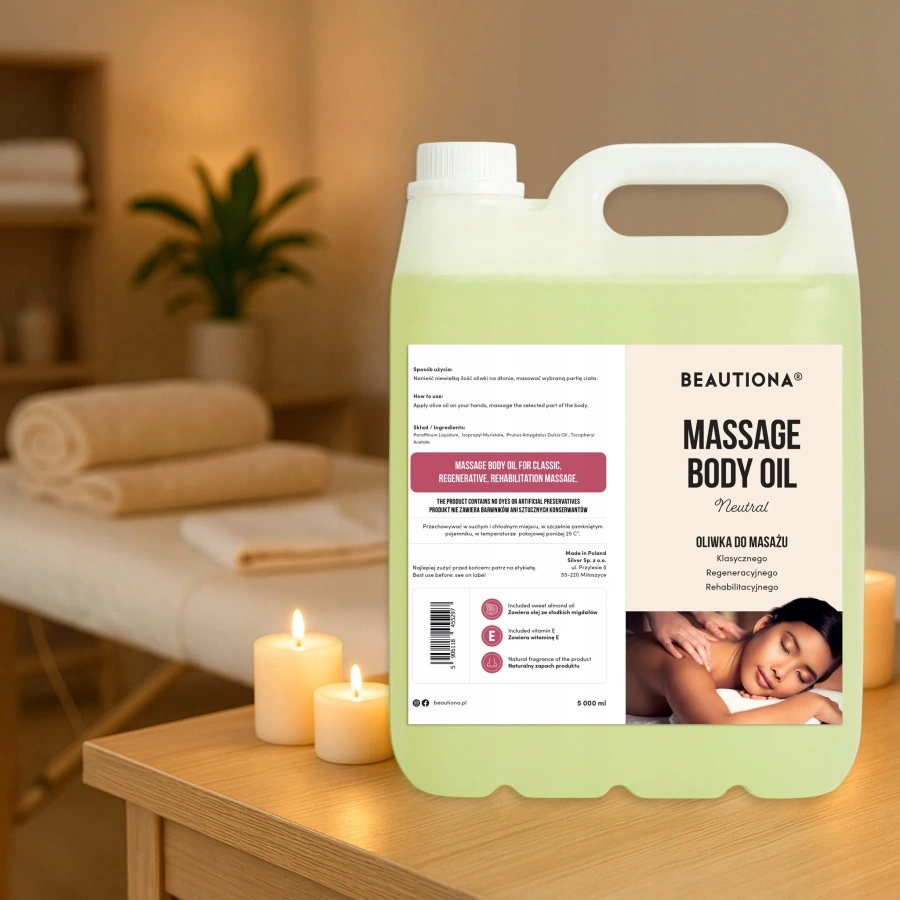 Oliwka olejek do masażu neutralna 5000 ml