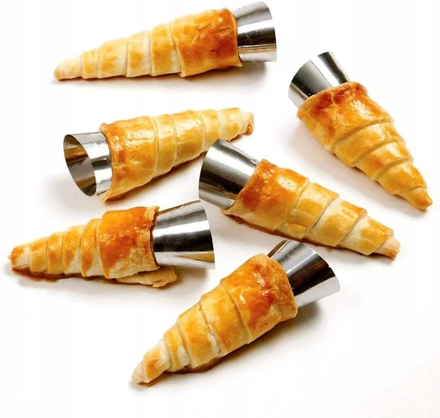 Foremki stożki do rurek z kremem 10 szt.