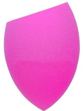 Gąbka do makijażu blender ścięta łezka różowa