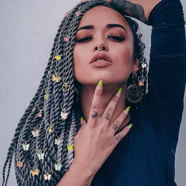 Zestaw ozdób do warkoczyków