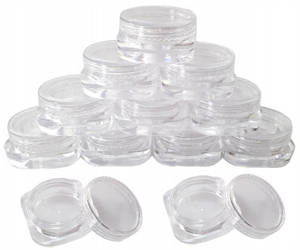 Słoiczki, słoik, pojemnik na ozdoby 3ml 50 szt.