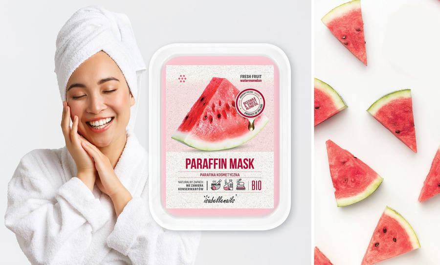 Zestaw 30x parafina kosmetyczna isabellenails arbuz 500 ml