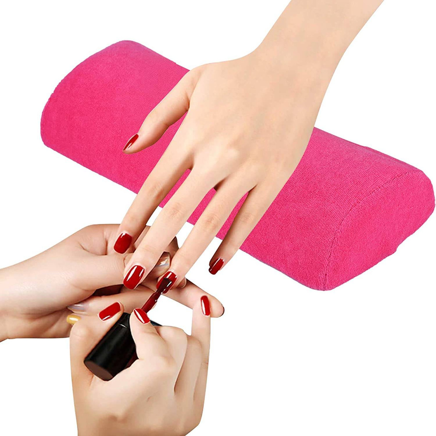 Poduszka pod dłoń frotte różowa