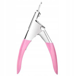 Gilotyna do tipsów paznokci różowa