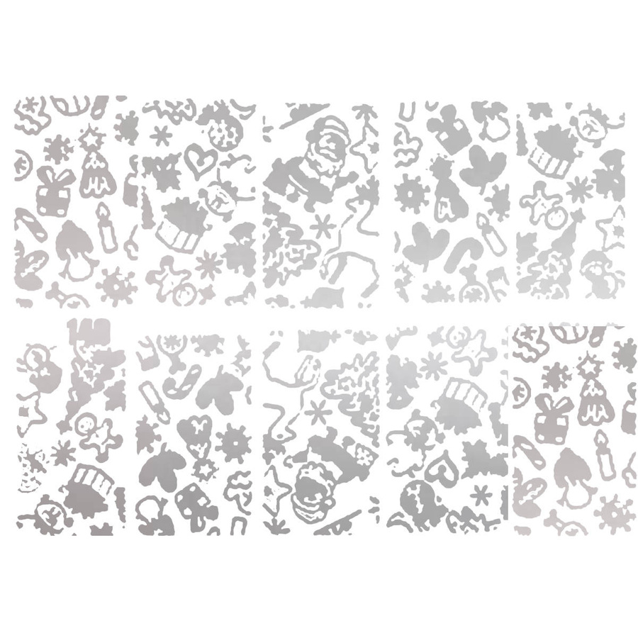 Naklejki świąteczne na paznokcie S140