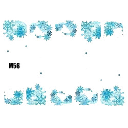 Naklejki wodne świąteczne na paznokcie M56