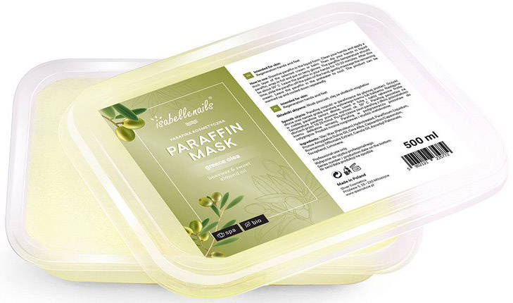 Zestaw 30x parafina kosmetyczna isabellenails oliwka 500 ml
