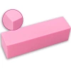Blok polerski kostka 100/100 różowy, trwały - zestaw 10 sztuk