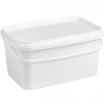 Wiaderko z pokrywką prostokątne 3,3 L 25 x 16 cm