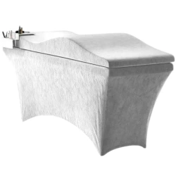 Prześcieradło na materac kosmetyczny szare