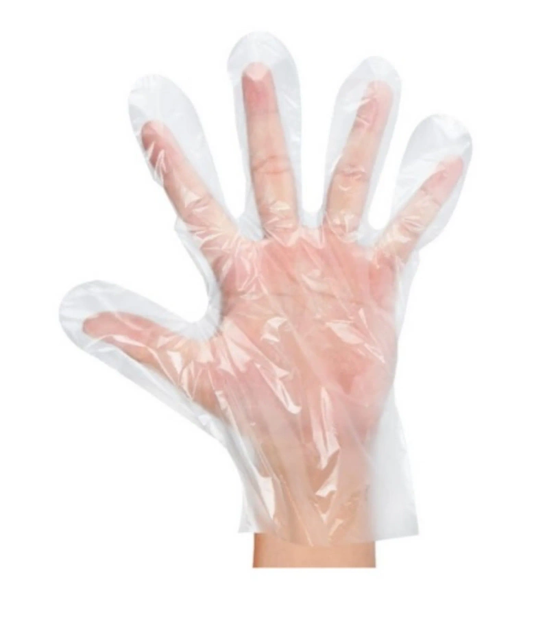 Rękawice foliowe mocne jednorazowe 100 sztuk