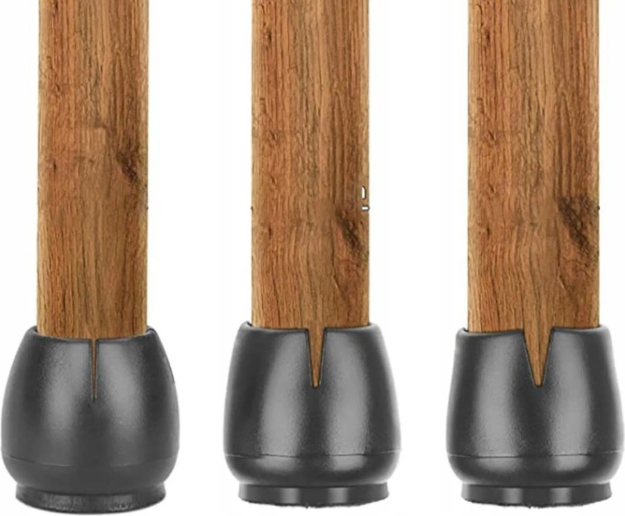 Nakładki gumowe na nogi z filcem 16 szt. 12-16 mm