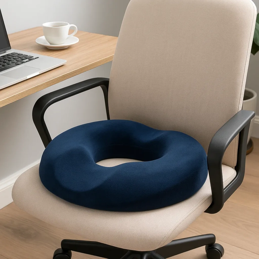 Poduszka odciążająca z otworem na odleżyny