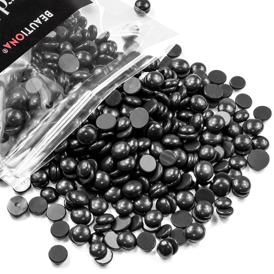 Wosk twardy CZARNY w dropsach 100 g