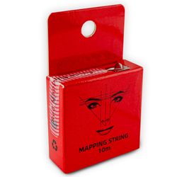 Nitka, nić do geometrii brwi czerwona 10 metrów