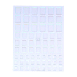 Naklejki 3D na paznokcie geometryczne wzory holo JO-765