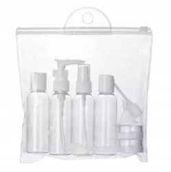 Pojemniki podróżne na kosmetyki do samolotu 6 sztuk