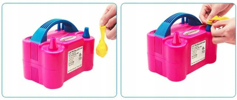 Elektryczna pompka do balonów na dwie dysze 600W 230V