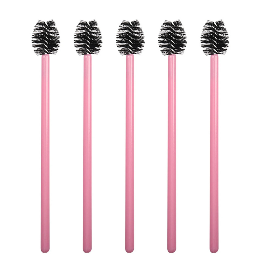 Szczoteczka do rzęs i brwi okrągła 5 sztuk