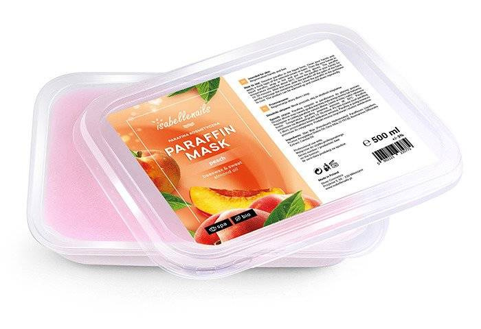 Zestaw 30x parafina kosmetyczna isabellenails brzoskwinia 500 ml