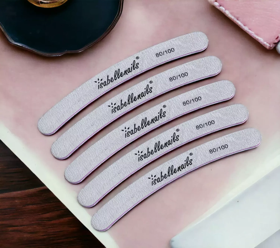 Pilnik do paznokci banan zebra 80/100 1 szt.